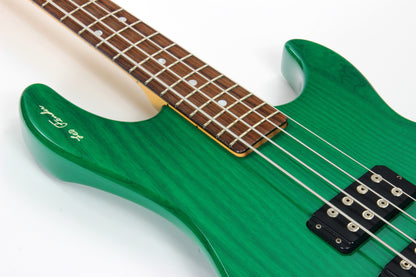 1991 G&L USA L-2000 Signature Edition Leo Fender Bass - Clear Forest Green l2000