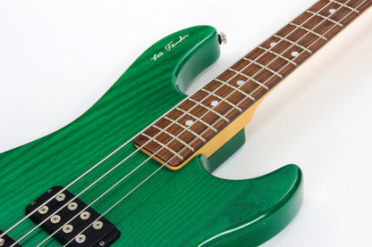 1991 G&L USA L-2000 Signature Edition Leo Fender Bass - Clear Forest Green l2000