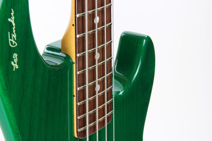 1991 G&L USA L-2000 Signature Edition Leo Fender Bass - Clear Forest Green l2000