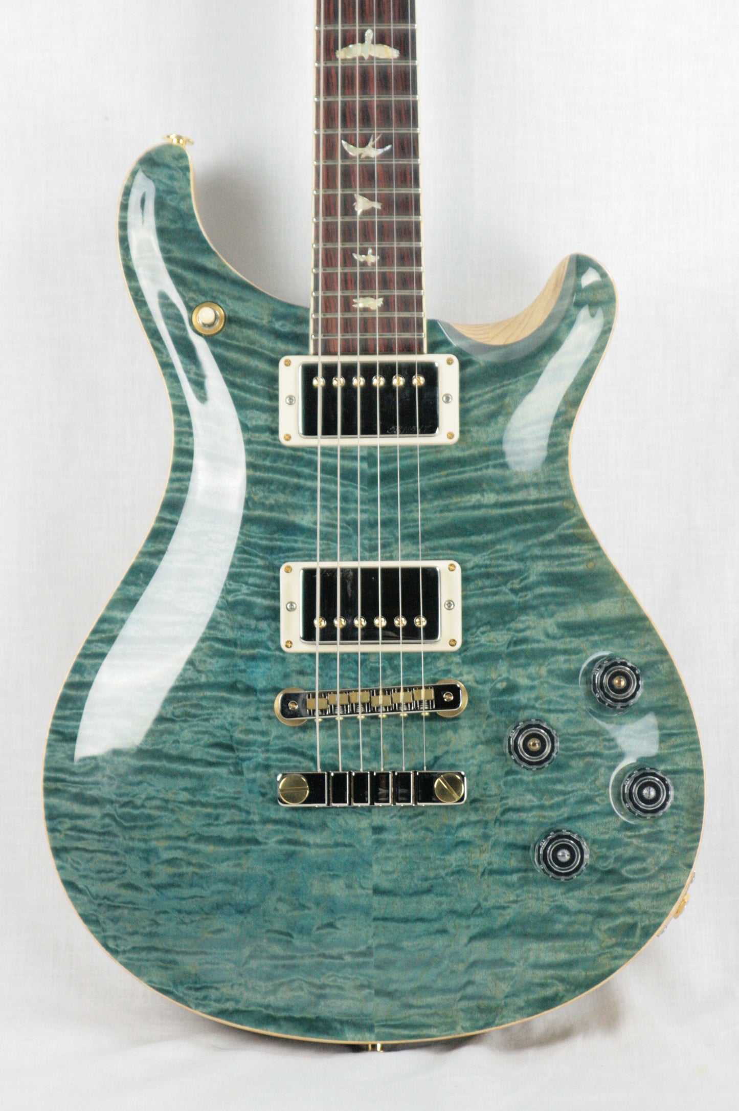 MINT 2018 PRS Wood Library 594 Artist Quilt Top! Paul Reed Smith Cocobolo Swamp Ash