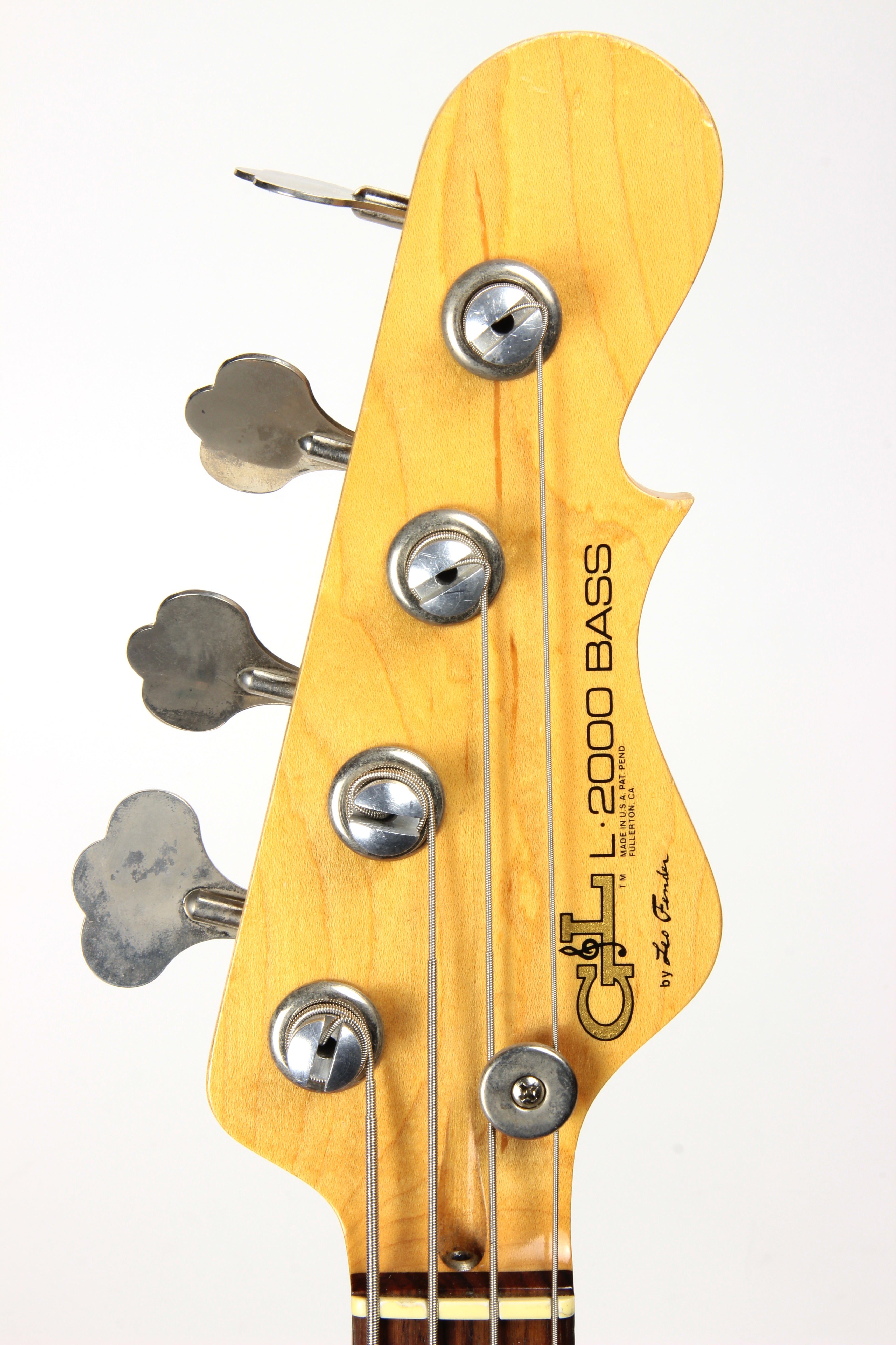 1991 G&L USA L-2000 Signature Edition Leo Fender Bass - Clear Forest G –  Kansas City Vintage Guitars