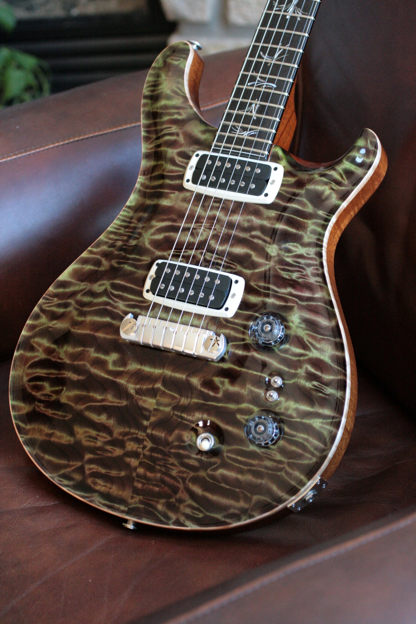 2015 PRS Private Stock GRAPHITE Paul's Guitar! QUILT/African Ebony/Olive Paul Reed Smith