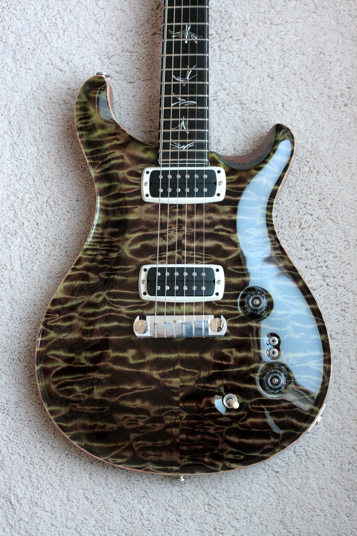 2015 PRS Private Stock GRAPHITE Paul's Guitar! QUILT/African Ebony/Olive Paul Reed Smith