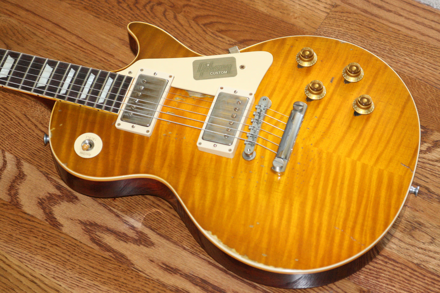 2015 Gibson 59 Ace Frehley AGED Les Paul 1959 True Historic Reissue Custom Shop! RARE! Lemon Burst
