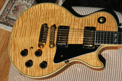 1979 Gibson 25/50 Anniversary Les Paul Custom Natural! AMAZING FLAMETOP! One of the Best Tops!