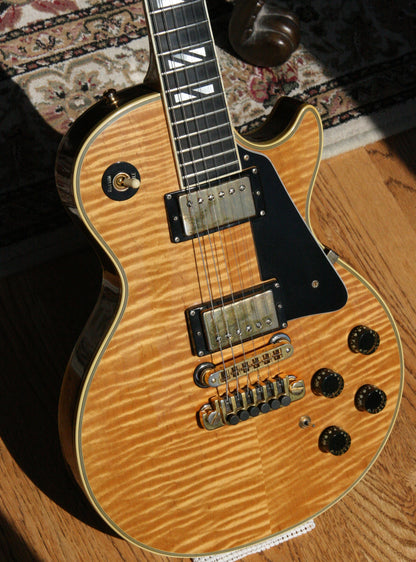 1979 Gibson 25/50 Anniversary Les Paul Custom Natural! AMAZING FLAMETOP! One of the Best Tops!