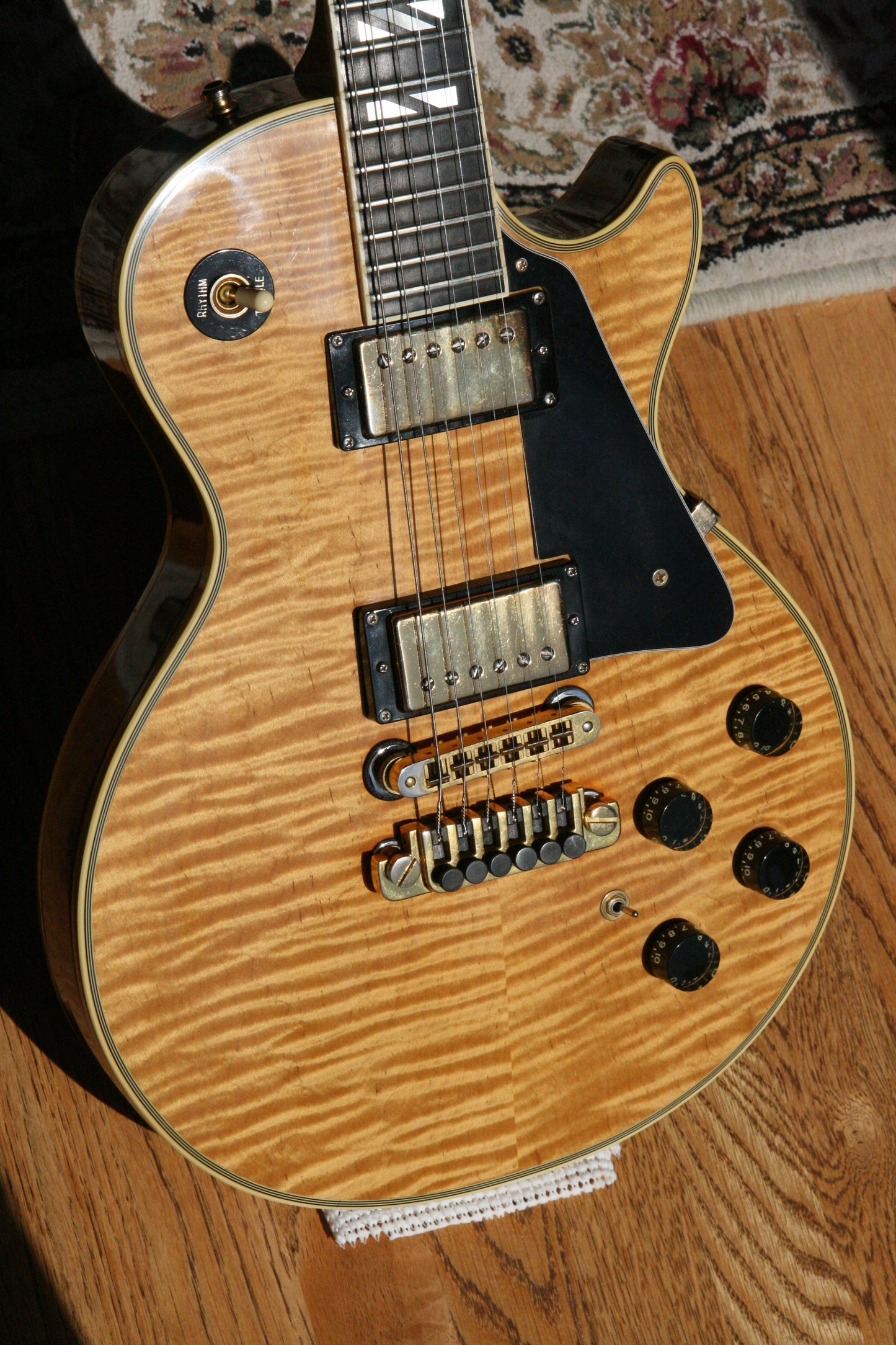 1979 Gibson 25/50 Anniversary Les Paul Custom Natural! AMAZING FLAMETOP! One of the Best Tops!