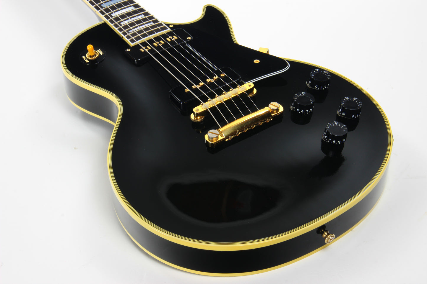 1999 Gibson 1954 Les Paul Custom Shop Historic Black Beauty '54 Reissue LPB4 - Alnico P90