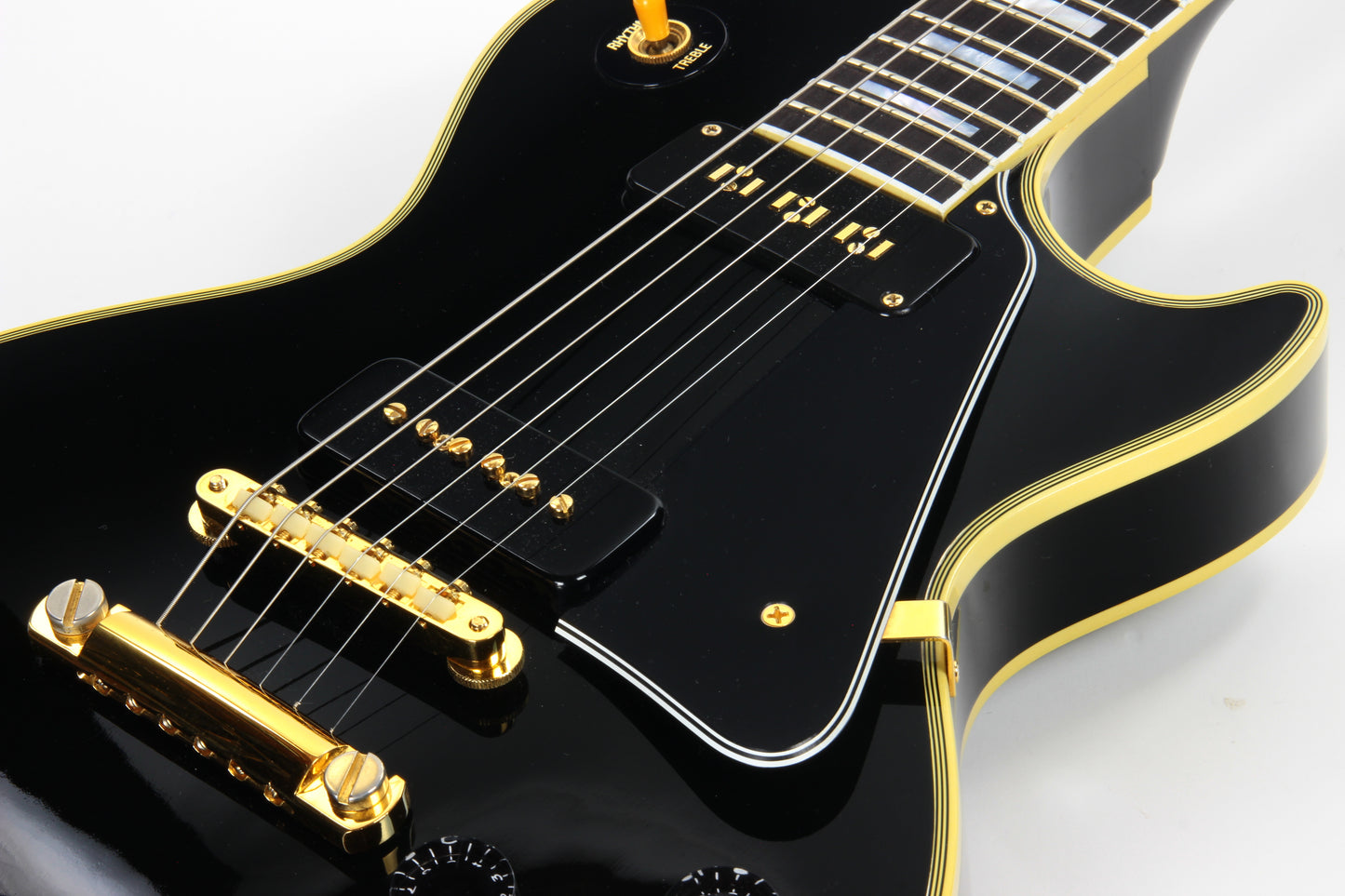 1999 Gibson 1954 Les Paul Custom Shop Historic Black Beauty '54 Reissue LPB4 - Alnico P90