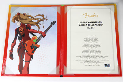 2020 Fender Custom Shop Evangelion Asuka Red Telecaster - Made in Japan Tele MIJ - Limited Edition