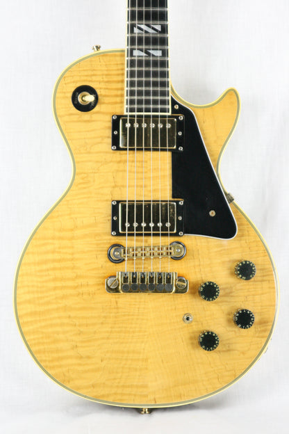 1979 Gibson 25/50 Anniversary Les Paul Custom Natural! AMAZING FLAMETOP! One of the Best Tops!