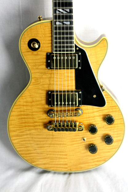 1979 Gibson 25/50 Anniversary Les Paul Custom Natural! AMAZING FLAMETOP! One of the Best Tops!