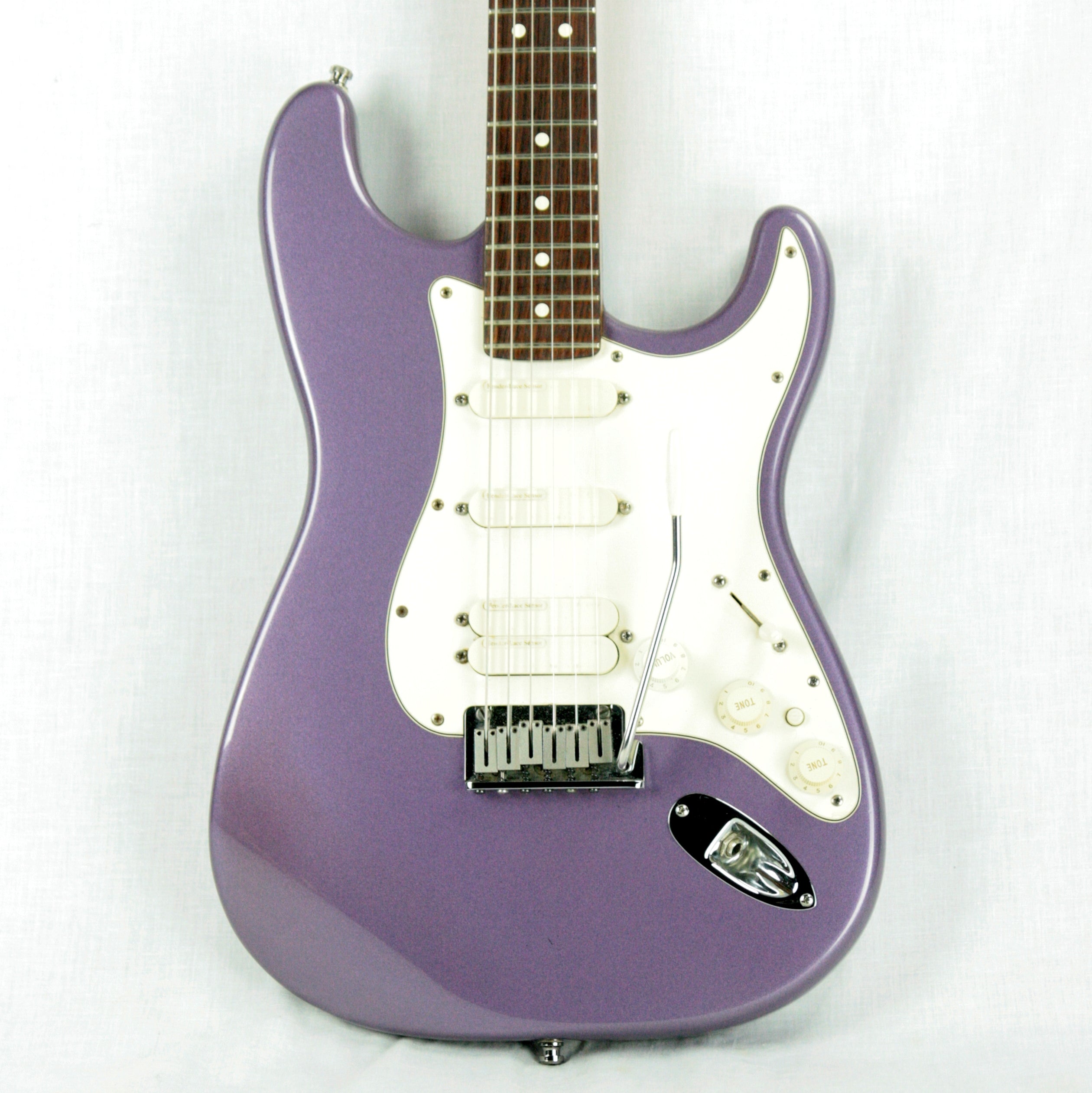 *SOLD*  1993 Fender Jeff Beck Stratocaster Midnight Purple! Fat-Neck Strat, Lace Sensors Ultra