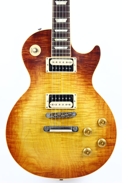 2005 Gibson Les Paul Standard Faded 60's Flametop Tobacco Burst plus Zebra Pickups ala Slash