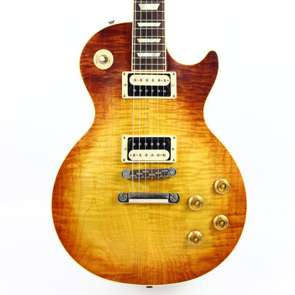 2005 Gibson Les Paul Standard Faded 60's Flametop Tobacco Burst plus Zebra Pickups ala Slash