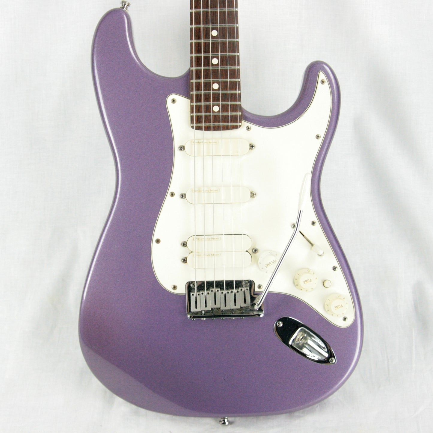 1993 Fender Jeff Beck Stratocaster Midnight Purple! Fat-Neck Strat, Lace Sensors Ultra