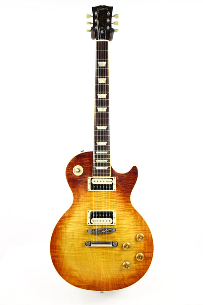 2005 Gibson Les Paul Standard Faded 60's Flametop Tobacco Burst plus Zebra Pickups ala Slash