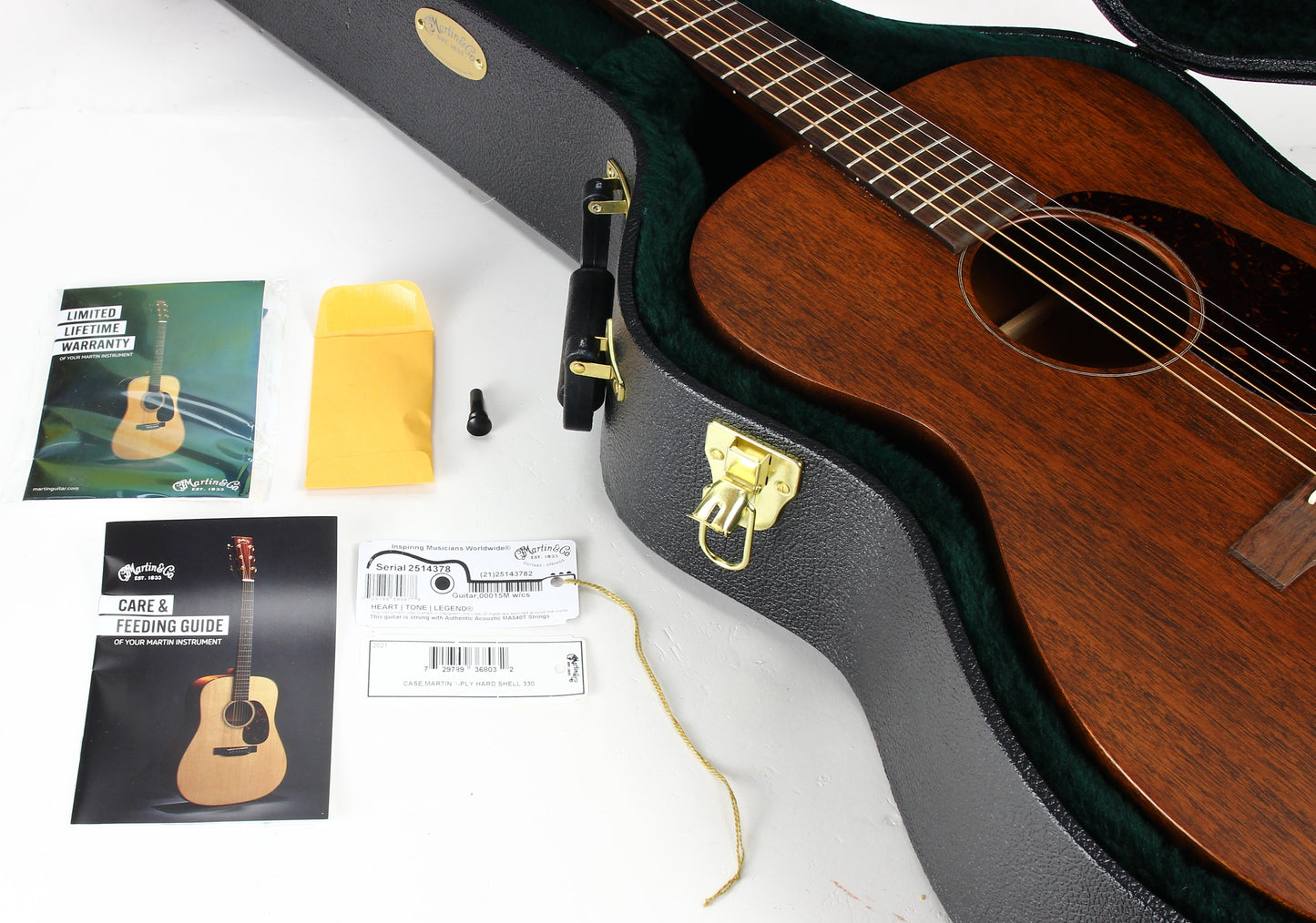 MINTY 2021 Martin 000-15M All Mahogany 000-14 Fret Guitar - 15 Series Auditorium Small Body