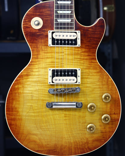 2005 Gibson Les Paul Standard Faded 60's Flametop Tobacco Burst plus Zebra Pickups ala Slash