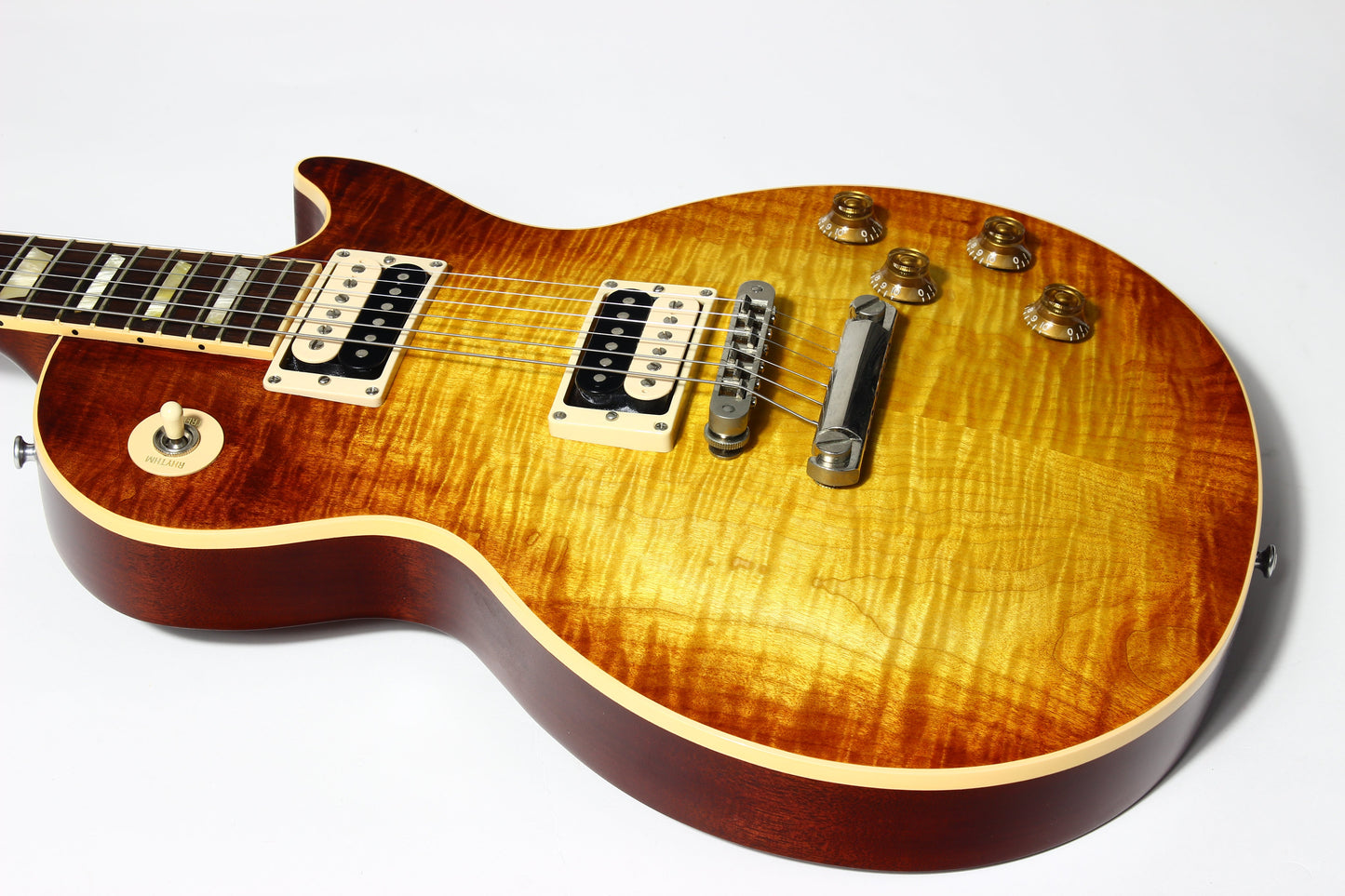 2005 Gibson Les Paul Standard Faded 60's Flametop Tobacco Burst plus Zebra Pickups ala Slash