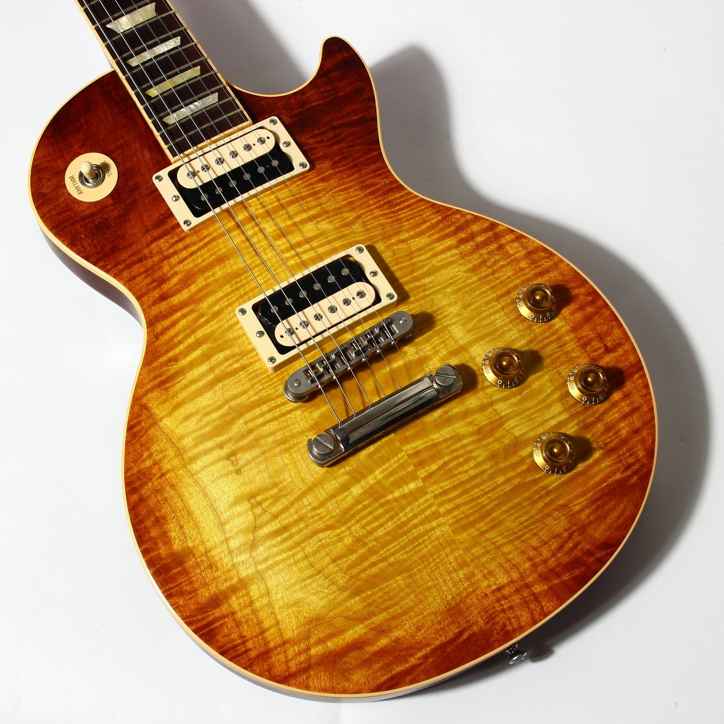 2005 Gibson Les Paul Standard Faded 60's Flametop Tobacco Burst plus Zebra Pickups ala Slash