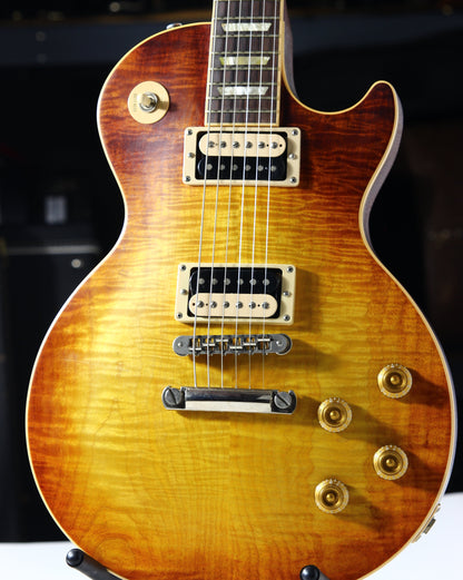 2005 Gibson Les Paul Standard Faded 60's Flametop Tobacco Burst plus Zebra Pickups ala Slash