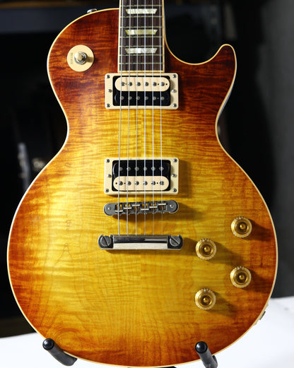 2005 Gibson Les Paul Standard Faded 60's Flametop Tobacco Burst plus Zebra Pickups ala Slash