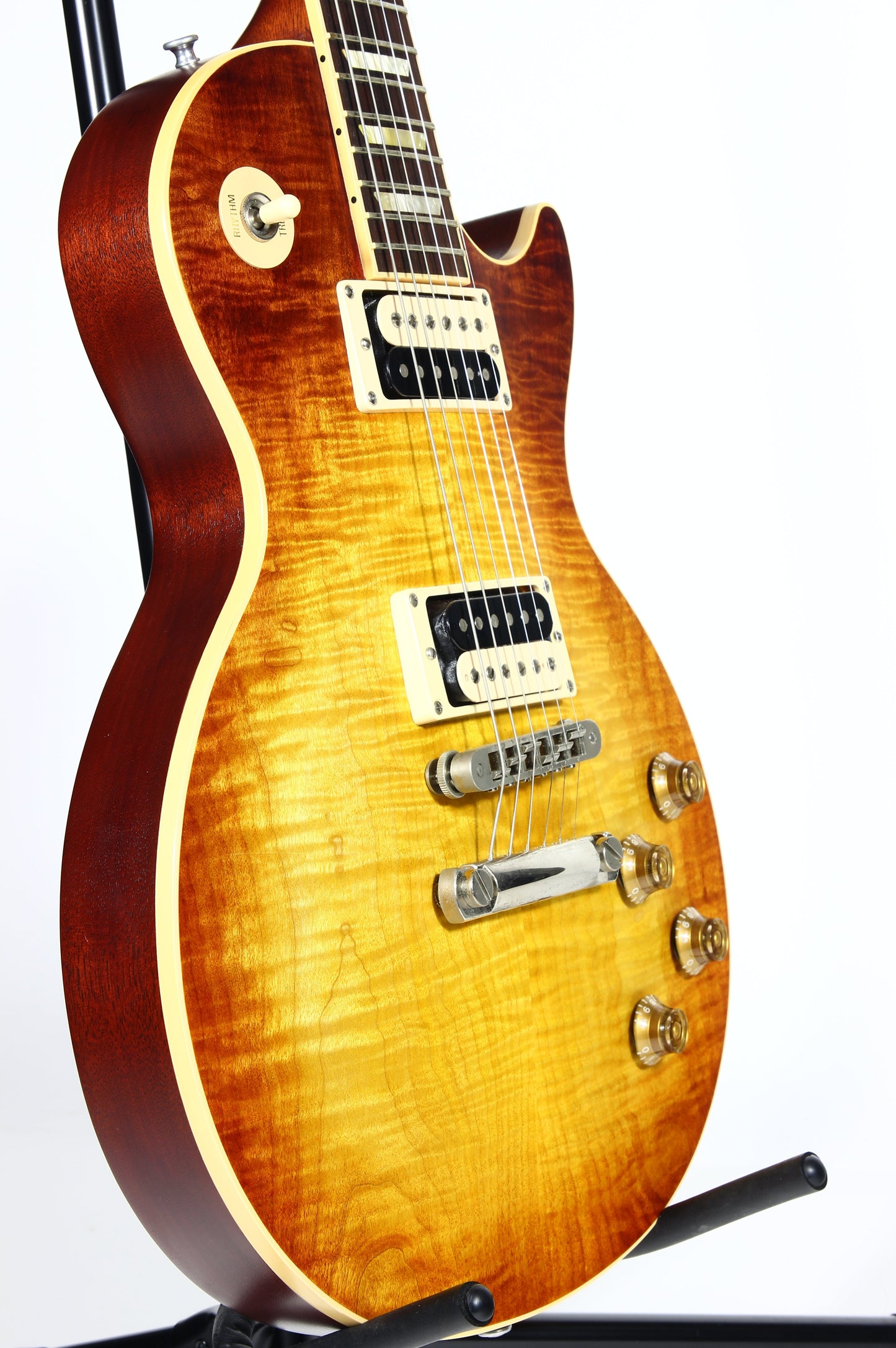 2005 Gibson Les Paul Standard Faded 60's Flametop Tobacco Burst plus Zebra Pickups ala Slash