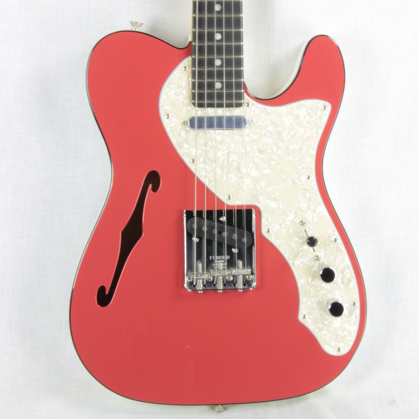 2019 Fender LIMITED EDITION American Telecaster Thinline USA Two-Tone Tele Fiesta Red Custom Shop Nocaster Pups!