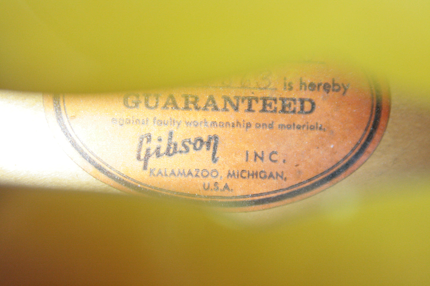 1969-1970 Gibson ES-175 Archtop Electric Guitar! Sunburst Finish, No Volute, Patent Sticker Pups!