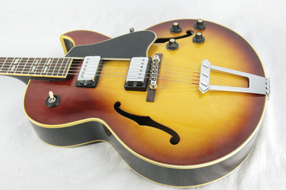 1969-1970 Gibson ES-175 Archtop Electric Guitar! Sunburst Finish, No Volute, Patent Sticker Pups!