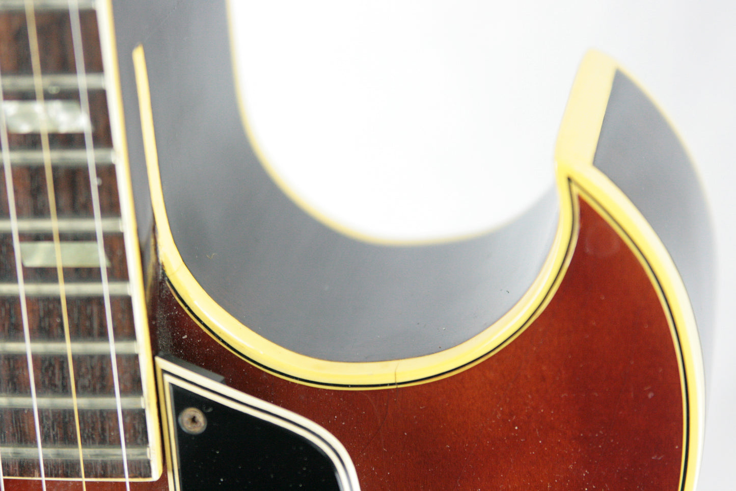 1969-1970 Gibson ES-175 Archtop Electric Guitar! Sunburst Finish, No Volute, Patent Sticker Pups!