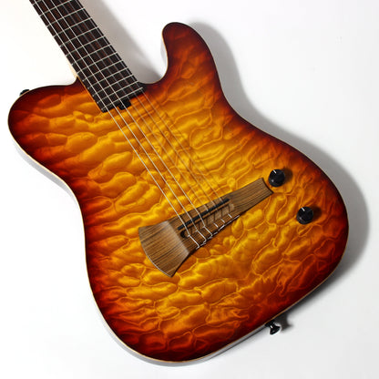 Sadowsky Electric Nylon BRAZILIAN ROSEWOOD Acoustic Classical Guitar! Amazing Quilt Top!