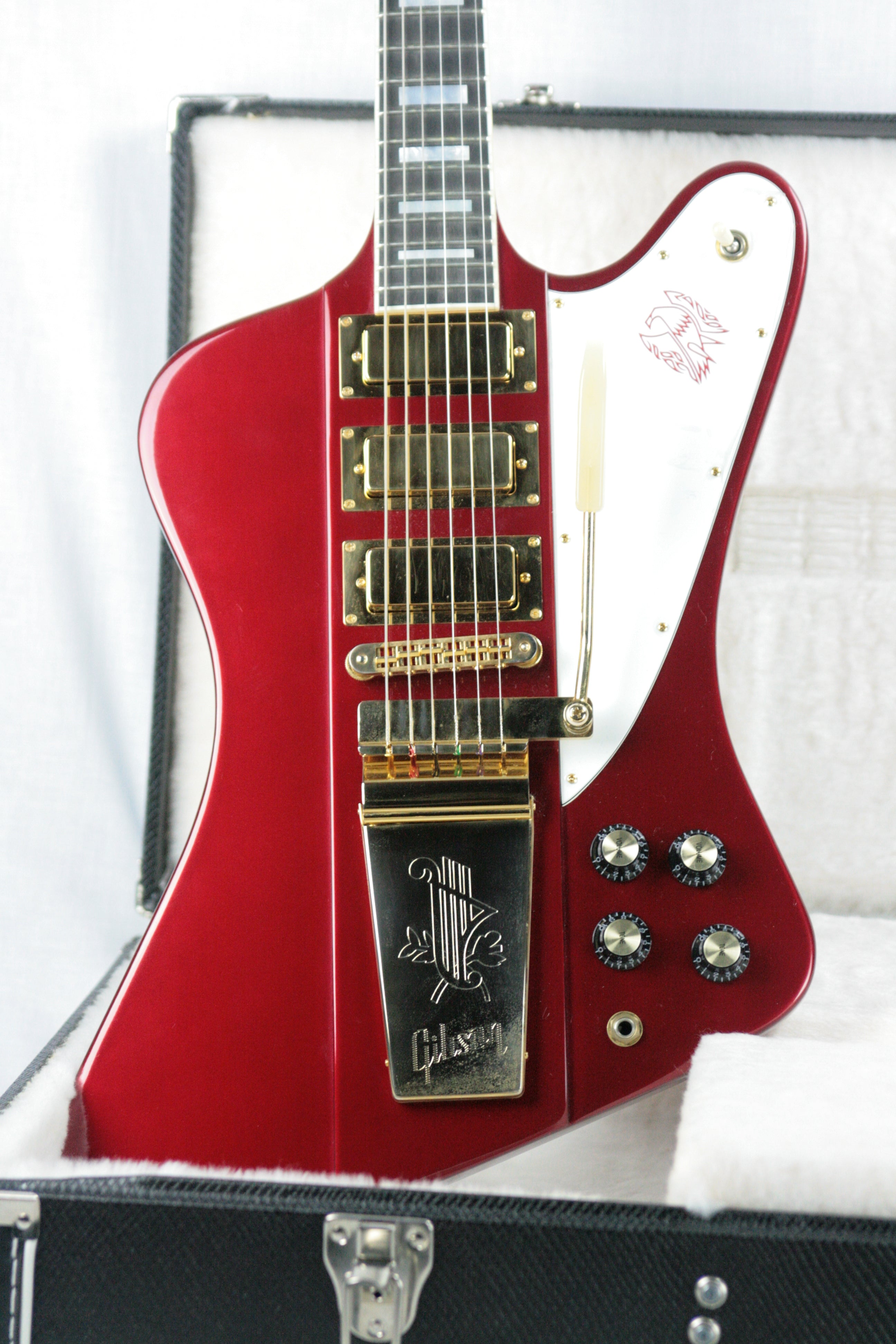 *SOLD*  NOS 2008 Gibson Firebird VII Metallic Red! EBONY Board! Limited Edition UNPLAYED! Maestro