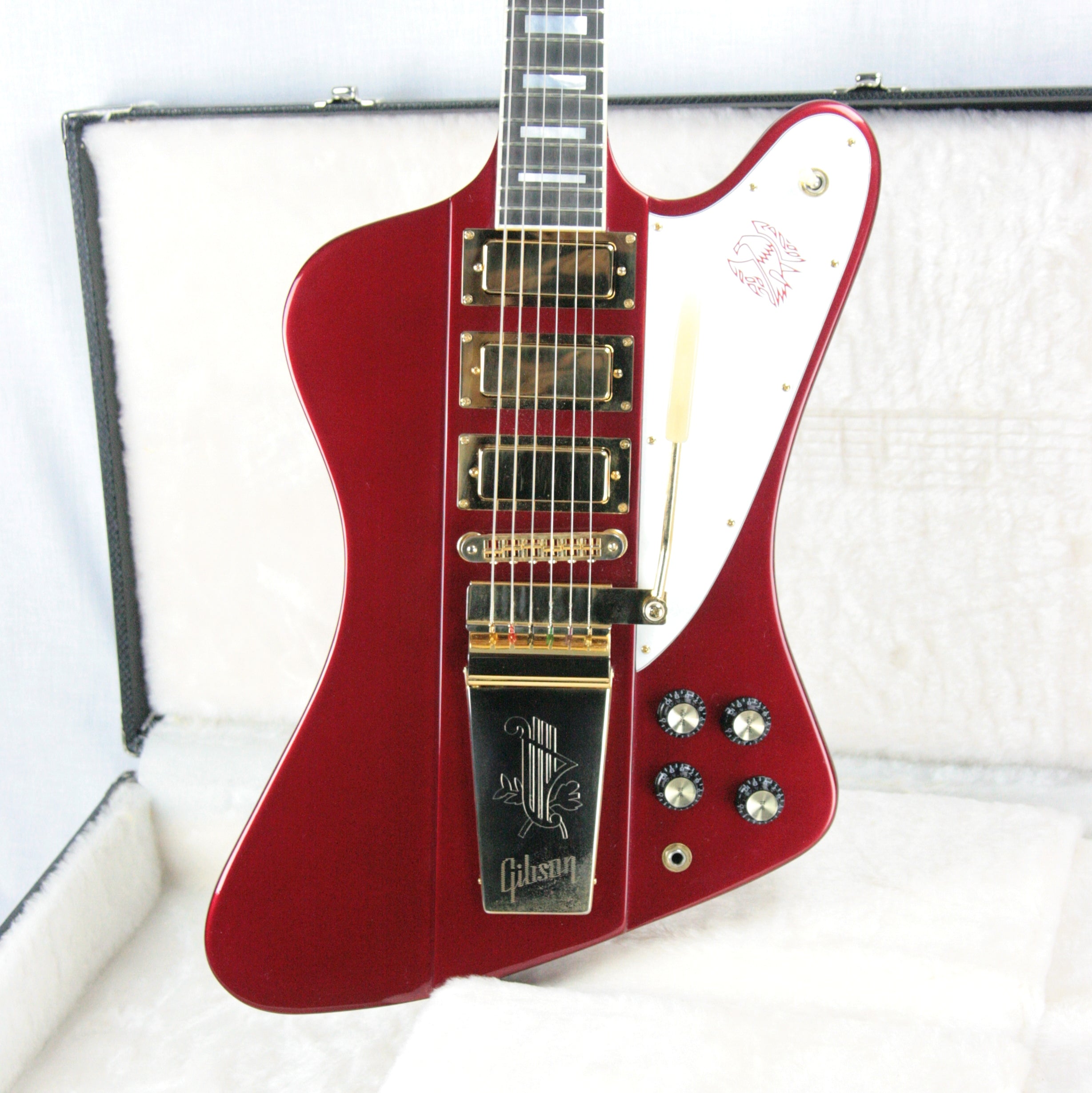 *SOLD*  NOS 2008 Gibson Firebird VII Metallic Red! EBONY Board! Limited Edition UNPLAYED! Maestro
