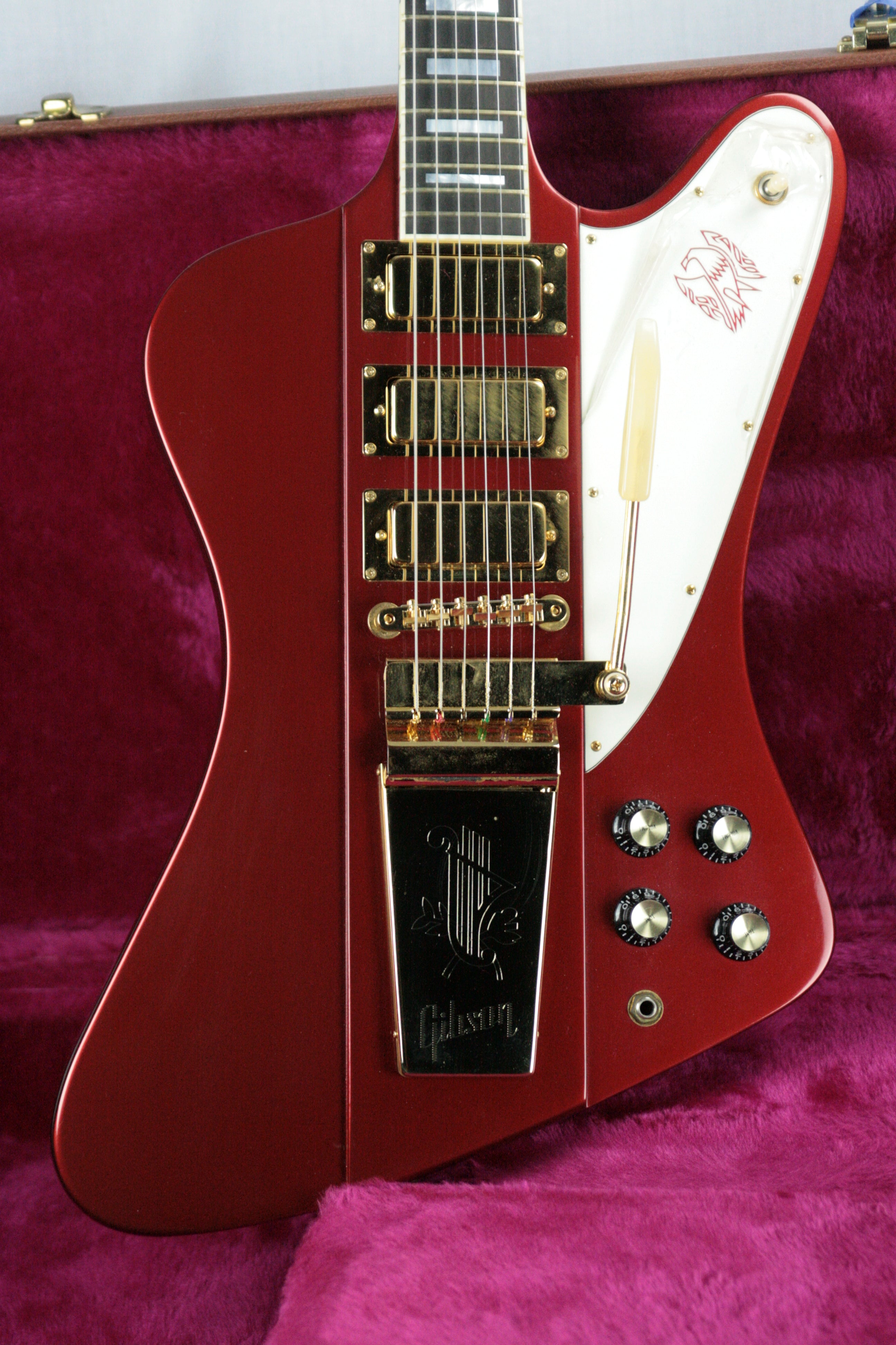 *SOLD*  2003 Gibson Firebird VII Candy Apple Red EBONY Board Limited Edition Maestro