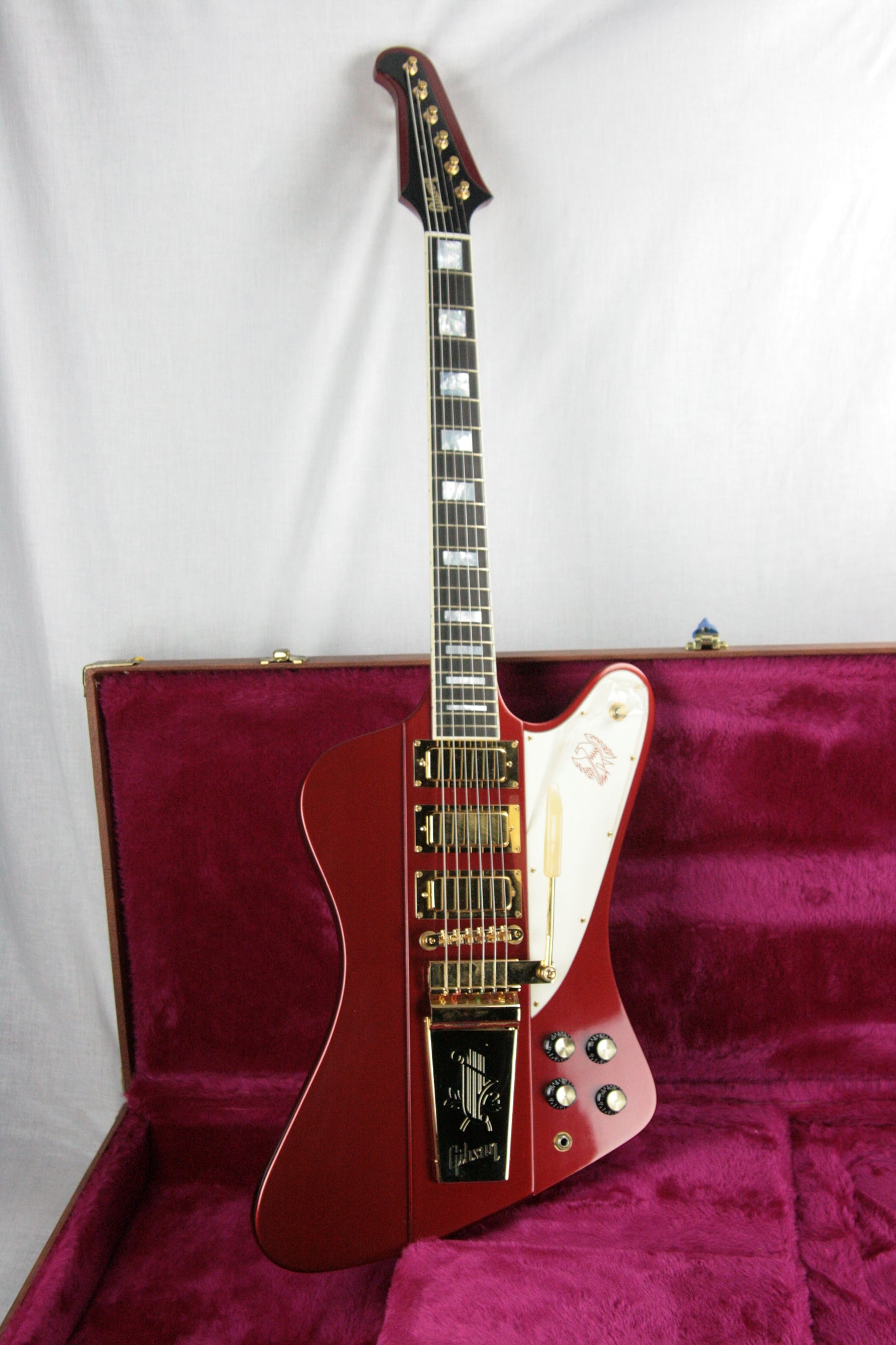2003 Gibson Firebird VII Candy Apple Red EBONY Board Limited Edition Maestro