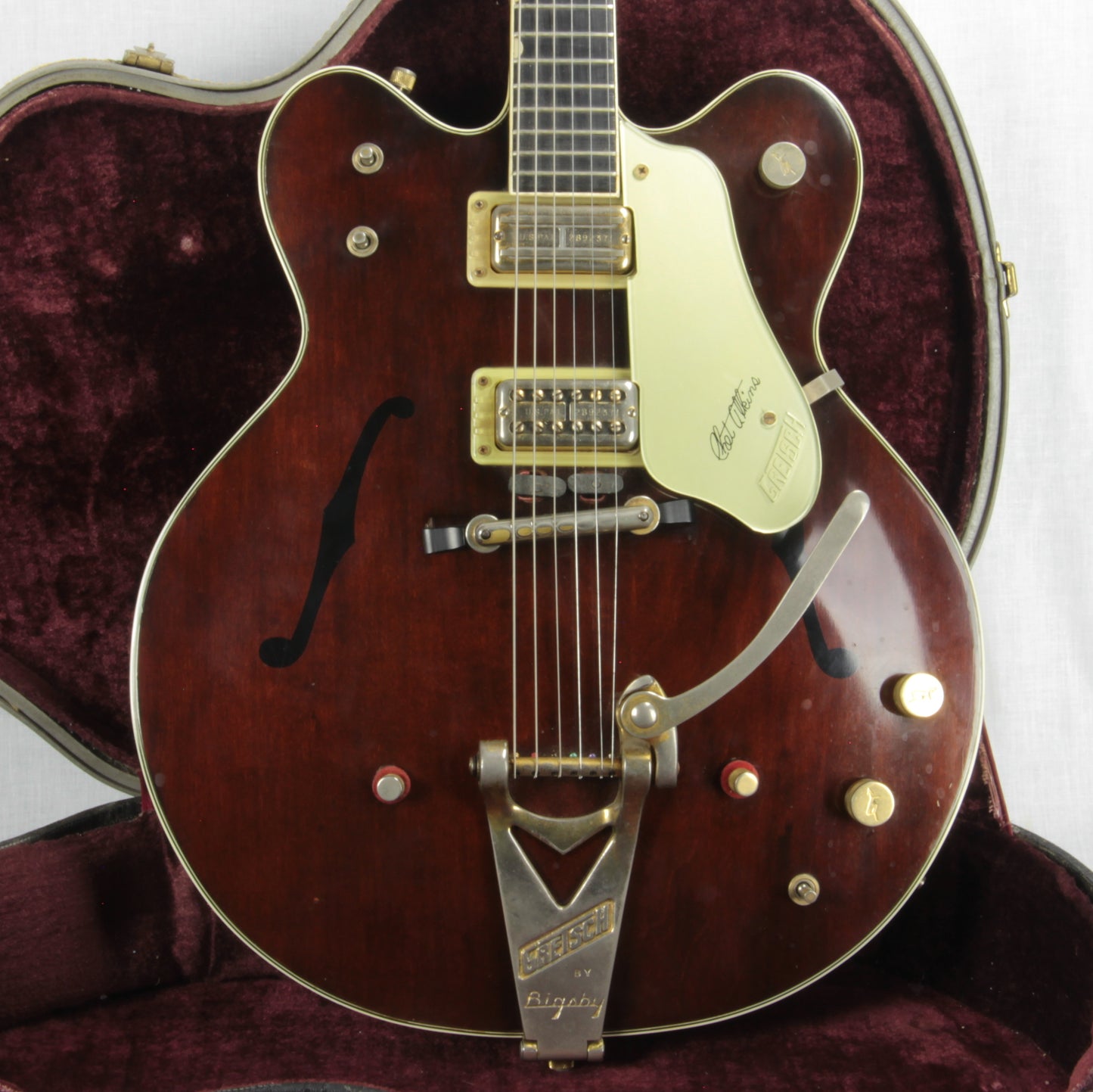 1964 Gretsch 6122 Chet Atkins Country Gentleman Walnut George Harrison Model! No Binding Issues!