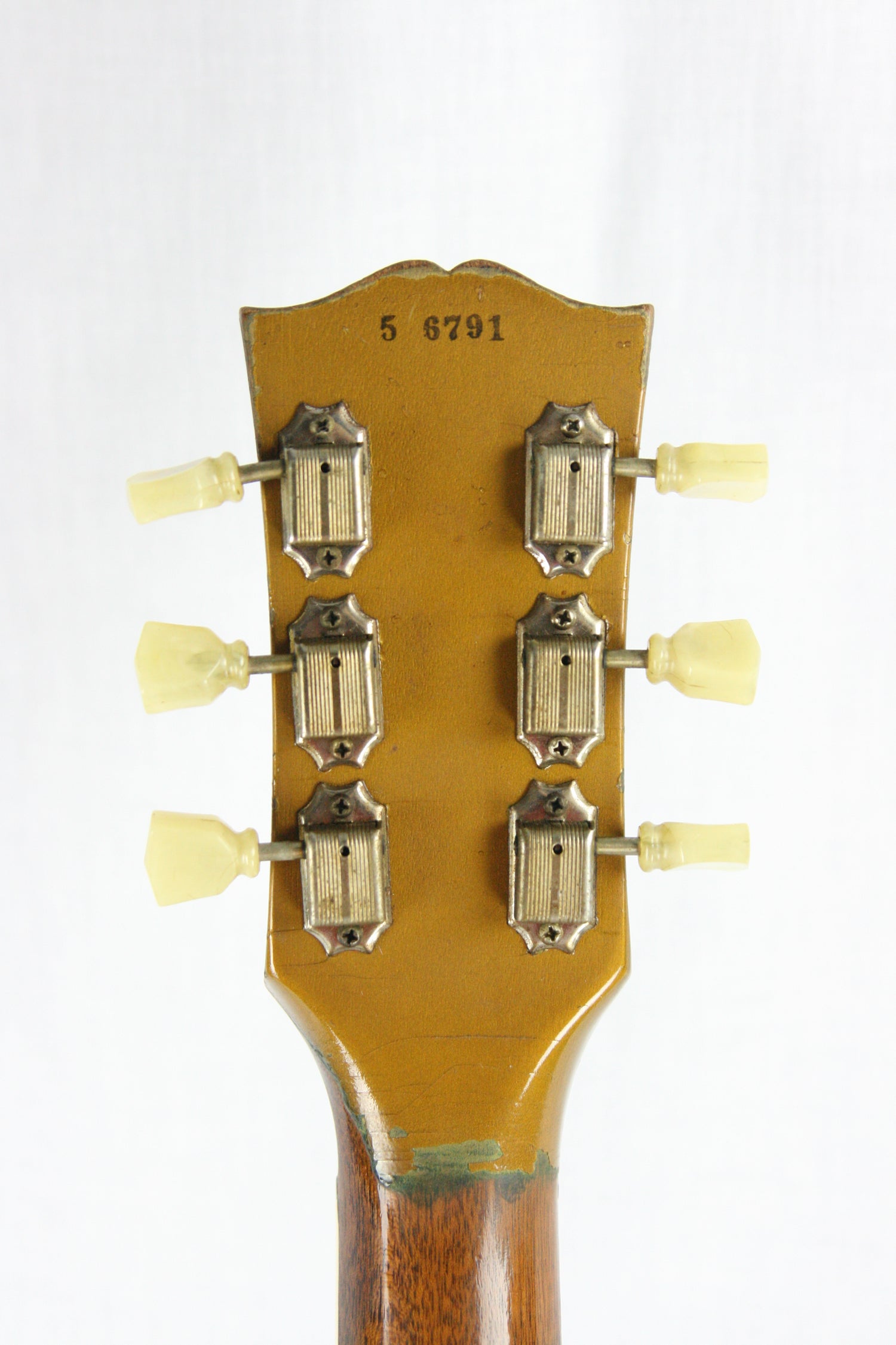 1950's Inked on Gibson Les Paul Serial Number Goldtop