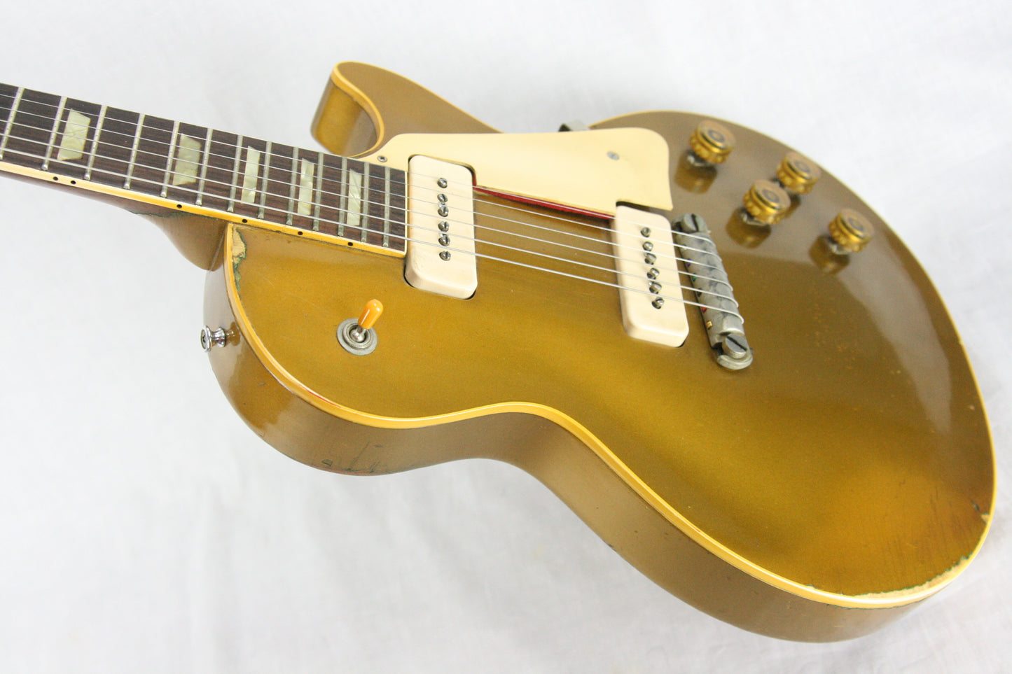 1955 Gibson Les Paul Standard Goldtop! ALL-GOLD w/ Lifton Case! Wraptail, P90's!