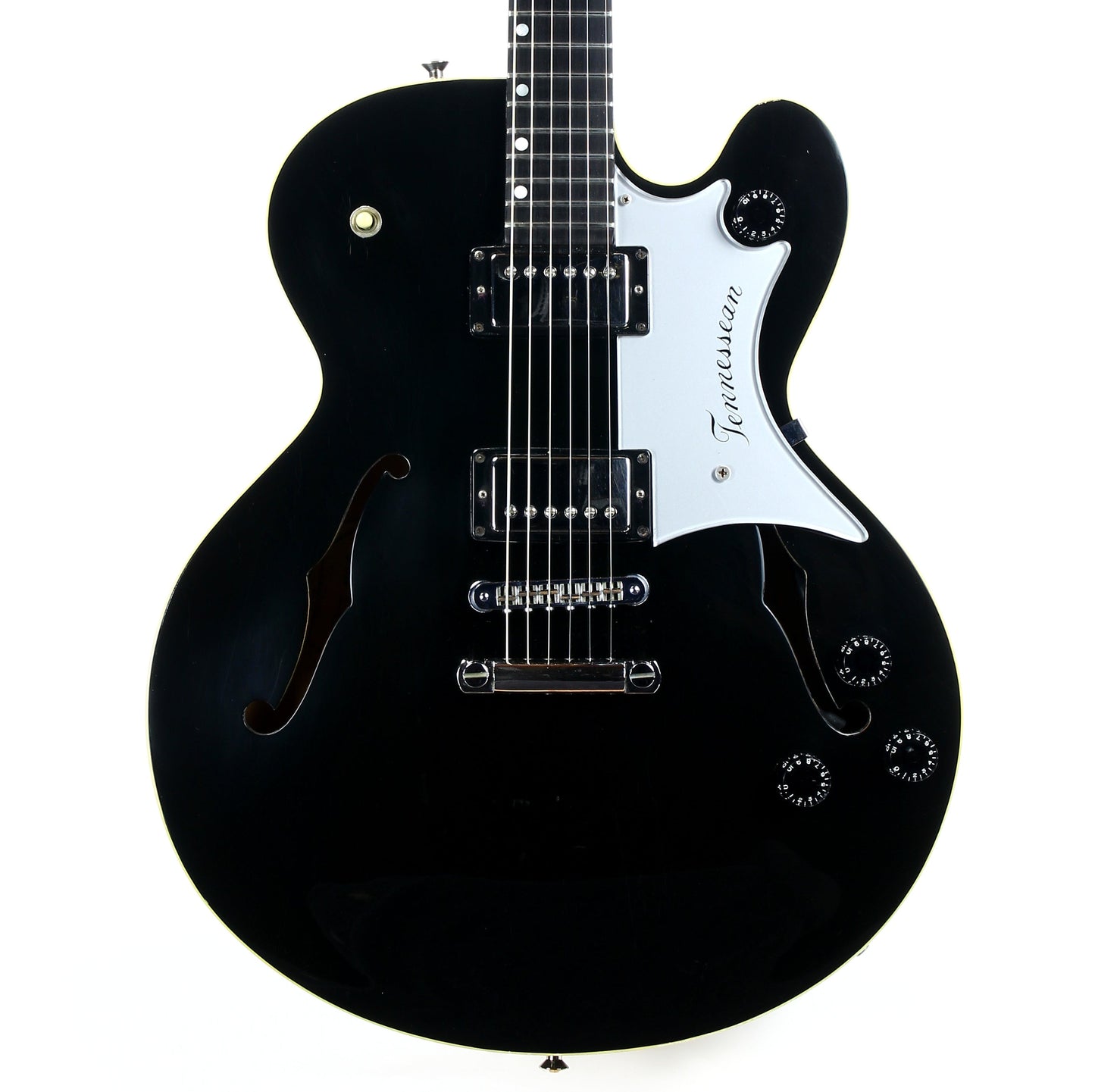 1990 Gibson Chet Atkins Tennessean Ebony Black - First Year, Rare Color, Silver guard, Archtop