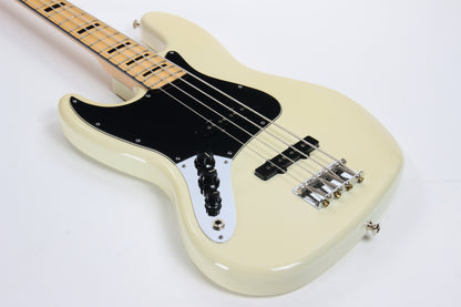 2011 Fender Custom Shop Masterbuilt 75 Jazz Bass Left-Handed - Maple, Black Blocks 1970's