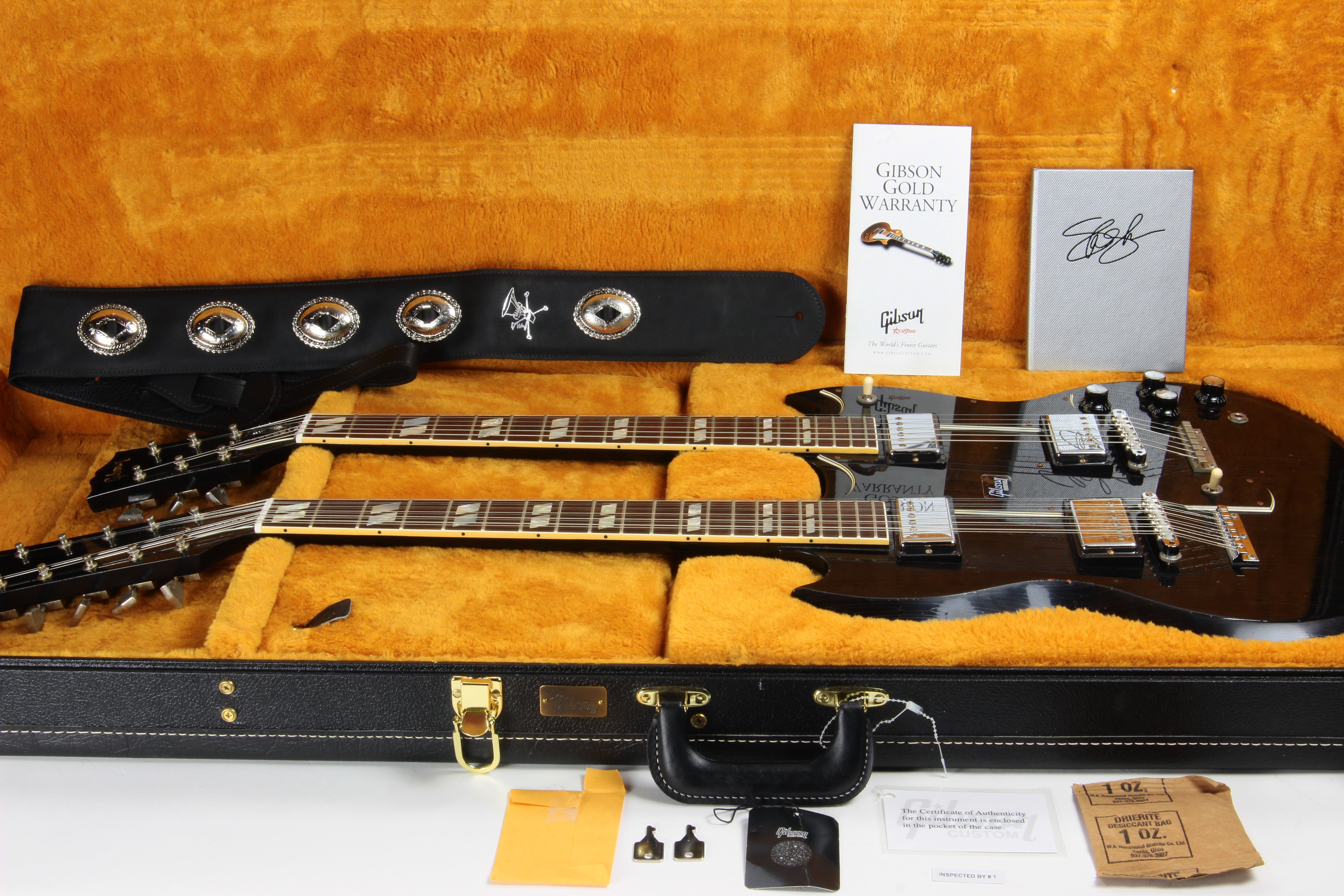 *SOLD*  LOW NUMBER Gibson Custom Shop Aged & Signed Slash 1966 EDS-1275 Doubleneck SG