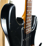*SOLD*  2008 Nash S63 Stratocaster Heavy Relic Black Matching Headstock -- Rosewood Board, ALL BLACK Strat! Van Zandt Pickups