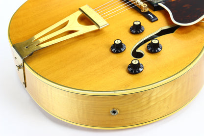 1969-1970 Gibson Super 400-CES Natural Archtop Electric Hollowbody --Orange Label, No Volute!