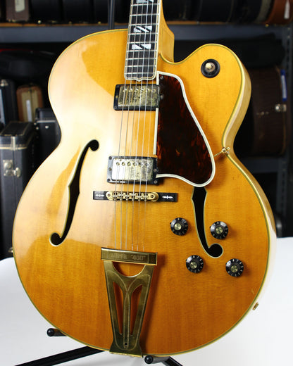 1969-1970 Gibson Super 400-CES Natural Archtop Electric Hollowbody --Orange Label, No Volute!