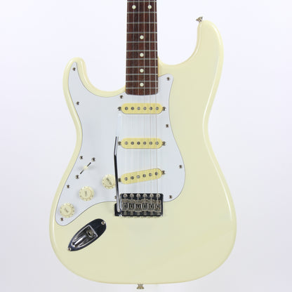 1984-87 Fender Squier Japan Stratocaster --Left-Handed, MIJ, Olympic White, Hendrix-Vibe!