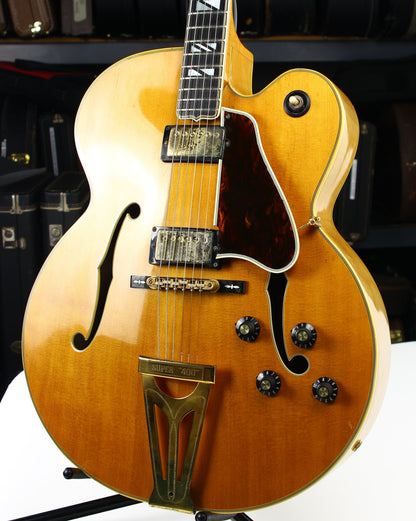 1969-1970 Gibson Super 400-CES Natural Archtop Electric Hollowbody --Orange Label, No Volute!