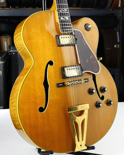 1969-1970 Gibson Super 400-CES Natural Archtop Electric Hollowbody --Orange Label, No Volute!