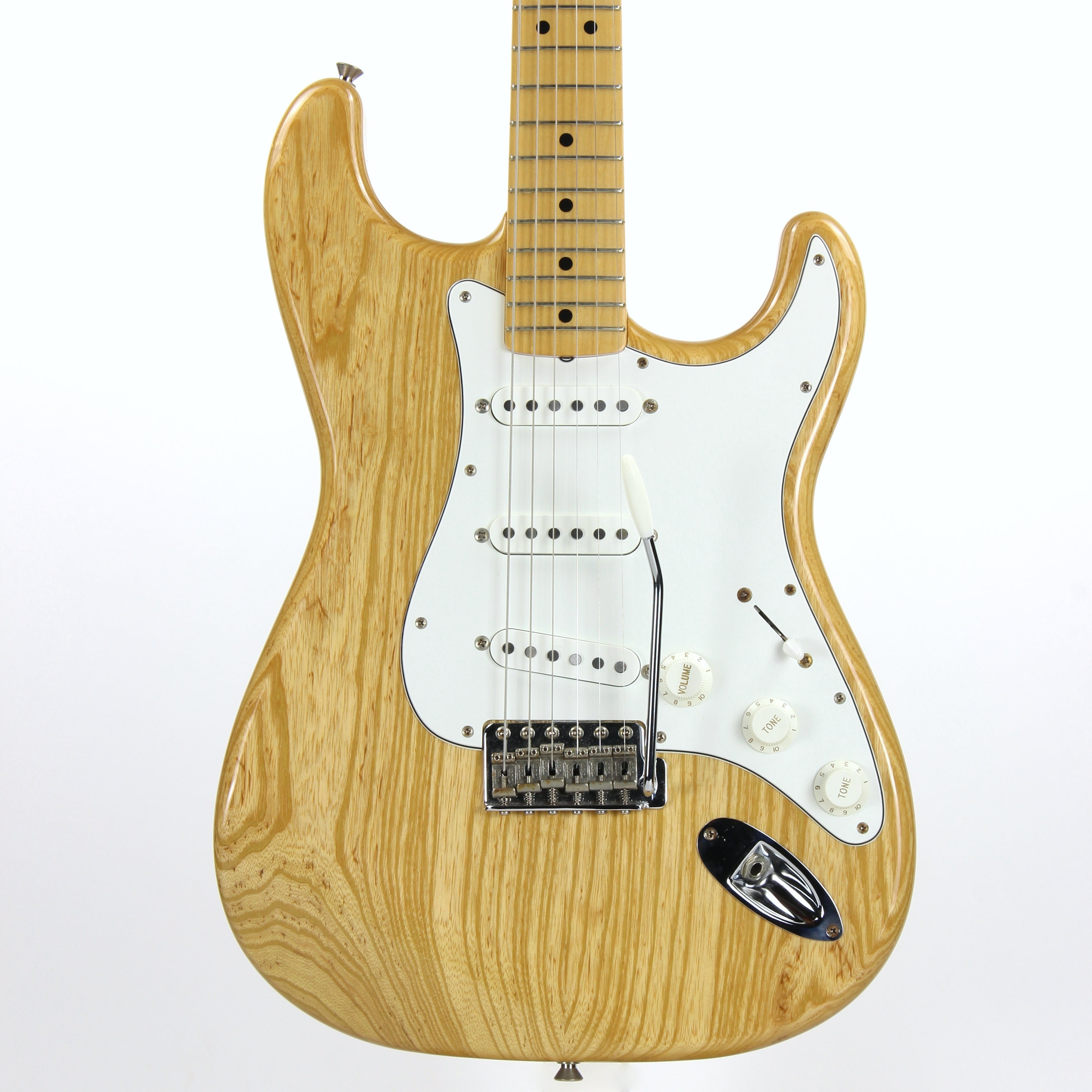 *SOLD* 1997 Fender Japan '67 Stratocaster CIJ -- Natural Ash Body ST67  Maple Cap Neck, Big Headstock!